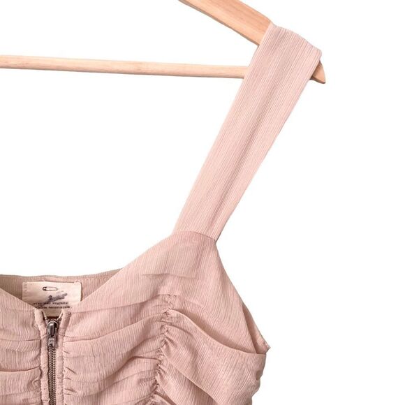 Pins and Needles Anthropologie Ruffle Sleeveless Mini Dress in Size 8 - Picture 10 of 11